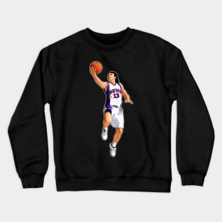 Steve Nash #13 Lays Up Crewneck Sweatshirt